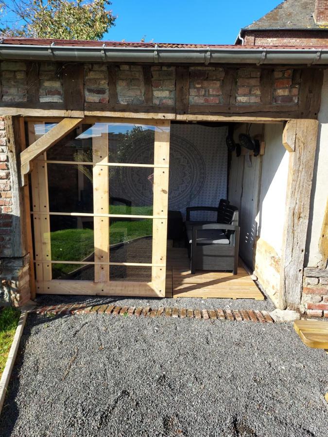 Le Refuge De Normandie Avec Spa Et Cheminee Mesnieres-en-Bray Exterior foto